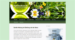 Desktop Screenshot of kindhom.de
